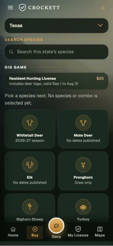 First frame of the Crockett license finder demonstration